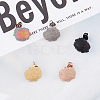 20Pcs 5 Color 304 Stainless Steel Stud Earring Finding STAS-DC0013-05-3