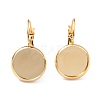 304 Stainless Steel Leverback Earring Settings STAS-F191-03G-16mm-2