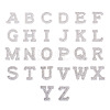 Alphabet Resin Rhinestone Patches DIY-TAC0005-45A-1