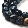 Natural Tiger Eye Dyed Beads Strands LS-G-H028-A01-03-4