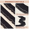 6 Yards 2-Layer Polyester Pleated Ribbon OCOR-FG0002-03A-3