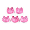 Transparent Spray Painted Glass Beads LS-GLAA-N035-026-C04-1