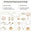 160Pcs Brass Bead Tips KK-BC0002-45-7