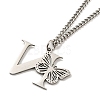 201 Stainless Steel Necklace NJEW-Q336-01N-P-3