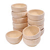 Wood Bowl LS-DJEW-WH0042-114-1