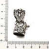 304 Stainless Steel Fold Over Clasps STAS-R140-10AS-02-3