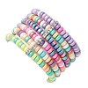 6Pcs Handmade Polymer Clay Heishi Beads Stretch Bracelets for Women BJEW-JB11378-5