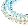 Transparent Glass Beads Strands X-GLAA-E036-07A-5