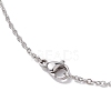 Hollow Moon & Star 304 Stainless Steel Pendant Necklaces NJEW-JN04815-02-5