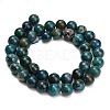 Natural Chrysocolla Beads Strands G-G475-A03-10mm-3