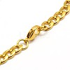 304 Stainless Steel Curb Chain/Twisted Chain Bracelet Making STAS-A028-B122G-2