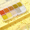 8500Pcs 10 Style Glass Seed Beads SEED-YW0001-80F-4