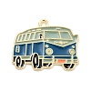 Alloy Enamel Pendants PALLOY-S185-09G-1