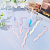 20Pcs Acrylic 2-Hole Earring Try-On Stick EDIS-FG0001-60-5