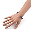 Chip Natural & Synthetic Gemstone Stretch Beaded  Bracelets BJEW-JB05431-5