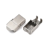 304 Stainless Steel Watch Band Clasps STAS-U055-01B-P-2