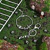 10Pcs 304 Stainless Steel Enamel European Beads STAS-UN0040-13-5