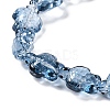 Transparent Glass Enamel Beads Strands GLAA-B021-06I-3