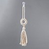 Cotton Cord Macrame Woven Wall Hanging HJEW-C010-01-2