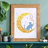 PET Hollow out Drawing Painting Stencils Sets DIY-WH0172-377-4