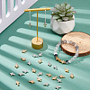 300Pcs 2 Colors CCB Plastic Beads CCB-DC0001-12-6