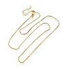 1MM Brass Box Chain Necklaces NJEW-M108-11G-2