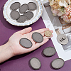 12Pcs Zinc Alloy Bolo Tie Slides Clasp Cabochon Settings FIND-NB0007-03AS-3