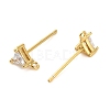 925 Sterling Silver Ear Stud Findings STER-F058-01G-01-2