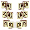 Rectangle Paper Gift Storage Bags with Handle CARB-WH0017-13B-1