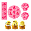 Honeycomb & Bees & Sunflower DIY Food Grade Silicone Molds WG70605-01-1