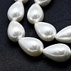 Electroplate Shell Pearl Beads Strands BSHE-G010-12x16mm-01-4