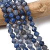 Natural Blue Aventurine Beads Strands G-Z119-A38-01-1