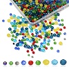 1050Pcs 10 Styles Glass Beads GLAA-YW0004-19B-1
