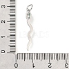 Brass Micro Pave Cubic Zirconia Pendants KK-V007-007P-01-3