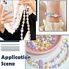 250G UV Plating Rainbow Iridescent Opaque Acrylic Beads PACR-CJ0001-39-7