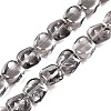 Electroplate Glass Beads Strands EGLA-N012-07Q-1