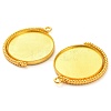 Zinc Alloy Pendant Cabochon Settings FIND-NH0001-13C-G-2