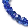 Electroplate Transparent Glass Beads Strands EGLA-A035-T6mm-L21-3