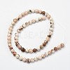 Natural Magnesite Beads Strands TURQ-P027-22-4mm-2