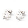 201 Stainless Steel Stud Earring Findings EJEW-A071-19P-1