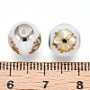 Christmas Opaque Glass Beads LS-EGLA-R113-01C-3