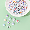 Opaque White Acrylic Beads SACR-YW0001-23A-4