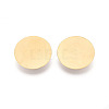 PVD Vacuum Plating 304 Stainless Steel Brooch Cabochon Settings STAS-E547-08L-G-2