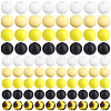 100Pcs Silicone Beads SIL-PA0001-39B-7