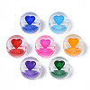Transparent Acrylic Enamel Beads MACR-N008-60-2