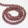 Glass Beads Strands EGLA-J042-6mm-06-2