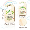 Wood Baby Closet Size Dividers AJEW-WH0353-003-2
