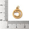 304 Stainless Steel Charms
with Jump Ring LS-STAS-R001-02G-C-3