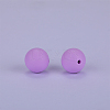 Round Silicone Focal Beads SI-JX0046A-98-5