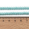 Eco-Friendly Dyed Glass Pearl Round Beads Strands HY-A002-4mm-RB104-4